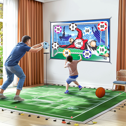 شبكة تدريب آمنة لتسديد كرة القدم بالمنزل ⚽🥅